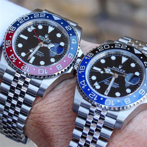 batman vs pepsi rolex|rolex gmt batman on wrist.